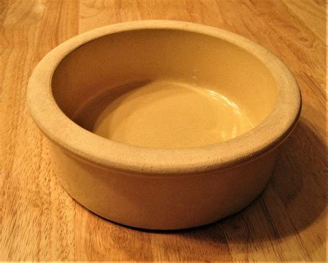 Robinson Ransbottom Pottery Dog Food And Water Pet Dish 8 Stoneware