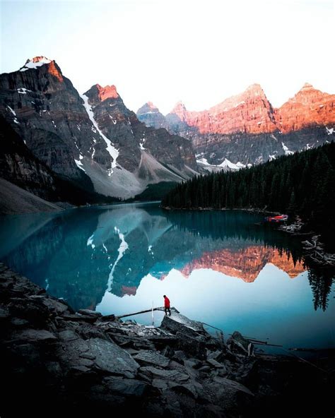 Moraine Lake Canada Sunrise Travel Photography Canon