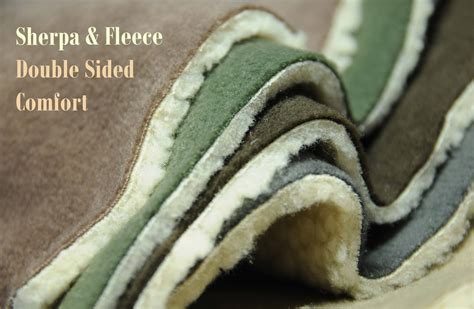 Fleece And Sherpa Double Sided For Double The Comfort Fabric Blog