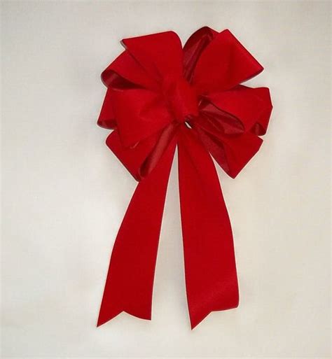 Red Velvet Bows Set Of 4 Red Christmas Bows By Shannonkristina 3600