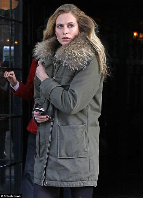 Poppy Delevingne Embraces A Heritage Look At Nyfw In Fluffy Parka And