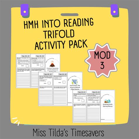5th Grade Hmh Into Reading Activity Pack Module Made By Teachers