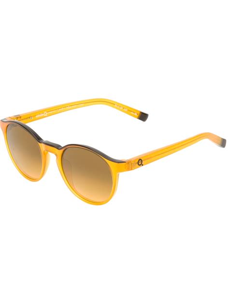 Lyst Etnia Barcelona Round Frames Sunglasses In Yellow