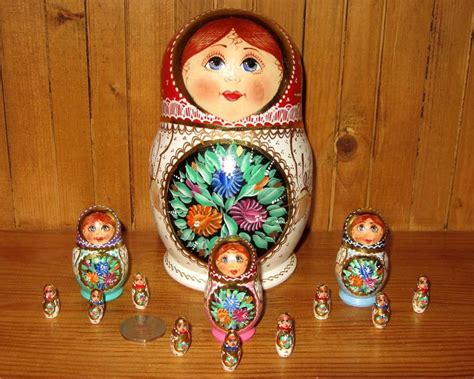 Russian Stacking Dolls ~ The Doll Is Korobeyniki Style Which Means That