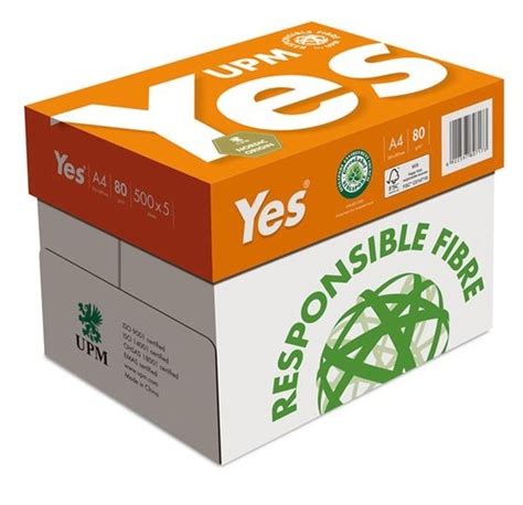 Buy Yes A4 80gsm White Photocopy Paper Box 5 Reams At Mighty Ape Nz
