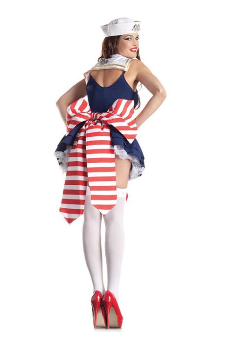 Party King Women S Pin Up Sailor Body Shaper Costume Nastassy