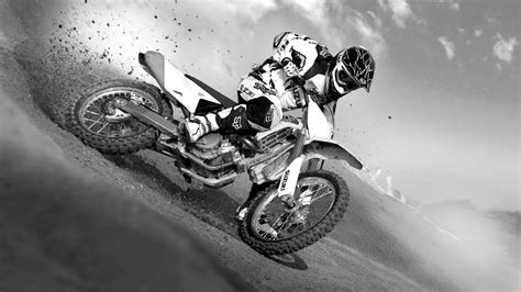 Dirt Bikes Black And White Wallpapers Black And White Photography