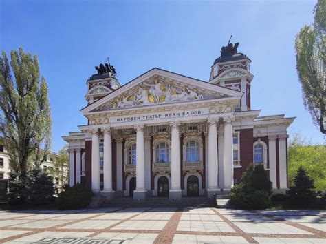 Building Of National Theatre Ivan Vazov In Sofia Editorial Stock Photo
