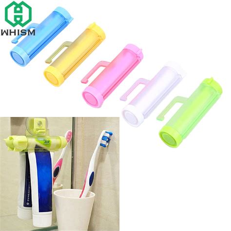 Whism 1pcs Plastic Rolling Squeezer Tube Partner Holder With Hanging
