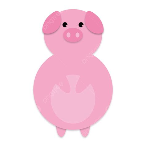 Gambar Babi Merah Muda Yang Lucu Imut Merah Jambu Babi Png Dan