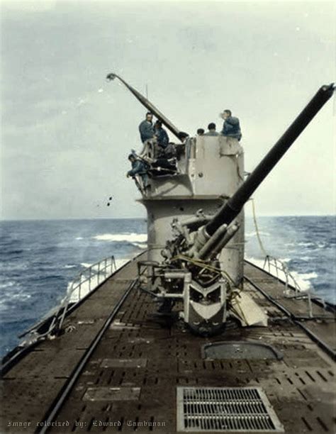 Notice The Damage To The Deck Gun And Bent Parascope And Sail And Deck
