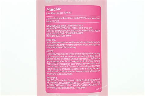 I already own the rose beauty water but was in need of a new toner. REVIEW: Mamonde Rose Water Toner — Reviews & More ...