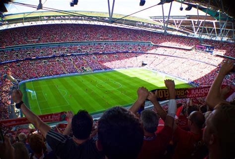 Wembley stadium, stadium in the borough of brent in northwestern london with a seating capacity of 90,000. U.S. Billionaire Makes £600M Bid To Buy Wembley Stadium