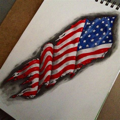 The 25 Best American Flag Drawing Ideas On Pinterest