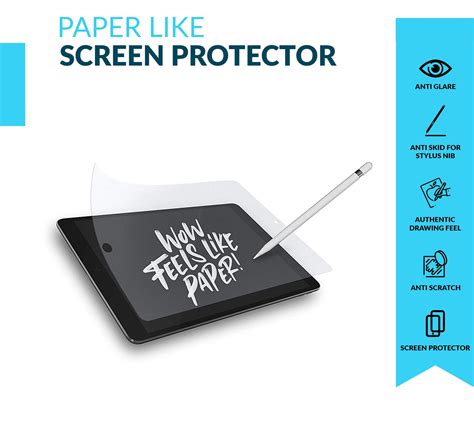 Ipad Paper Like Apple Pencil Drawing Screen Protector