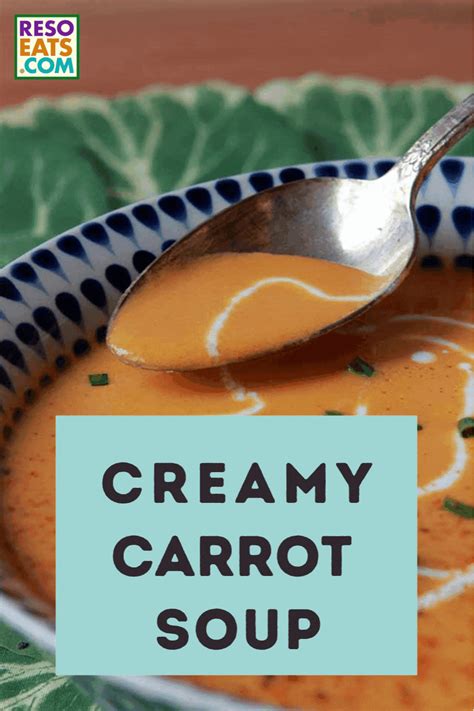 Thai Carrot Soup Recipe Creamy Carrot Soup Vegetarian Recipes Easy