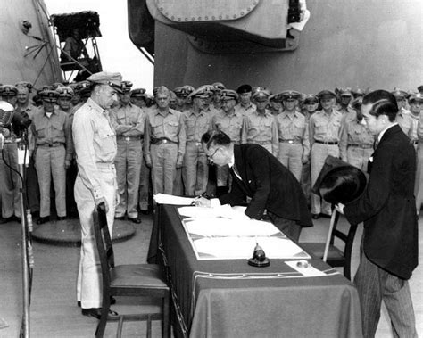 Surrender Of Japan Sep 2 1945 Summary The End To World War 2