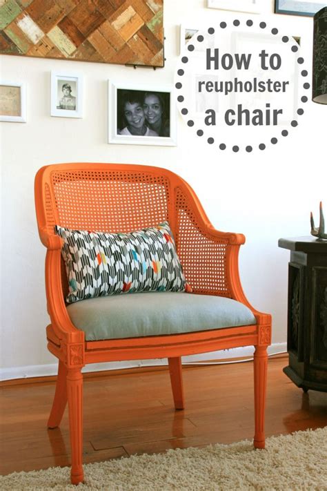 Here's a superb tutorial on the subject How to Reupholster a Chair - Infarrantly Creative