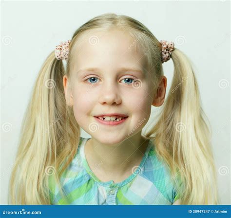 Cute Smiling Child Happy Stock Image Image Of Grin Hair 30947247