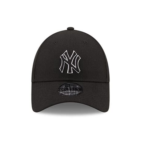 Official New Era New York Yankees Mlb Pop Outline Black 9forty