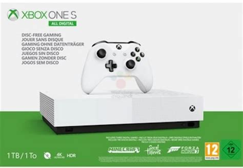 Xbox One S All Digital Edition Price And Release Date Leaked