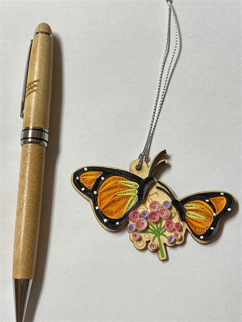 Monarch Butterfly Ornament Handmade Ornament Quilling Etsy
