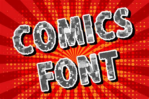Comics Font Vol 1 Graphic By Alisared87 · Creative Fabrica