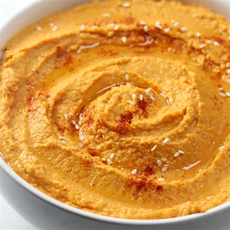 Spicy Roasted Red Pepper Hummus The Toasty Kitchen