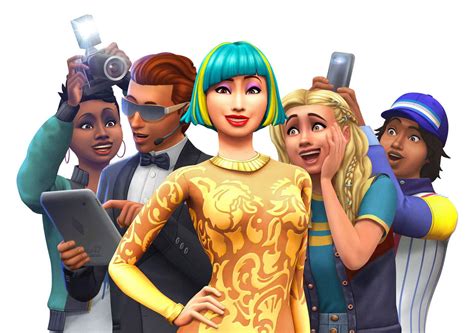 The Sims 4 Get Famous Official Main Render Logo