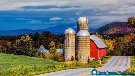 Scenic Vermont Photography My Traditional Fall Foliage Picture From