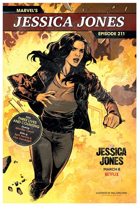 11 of 13. - Jessica Jones Netflix Season 2 comic cover art. | Jessica