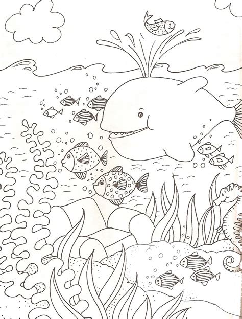 Coloriage Animaux Marins