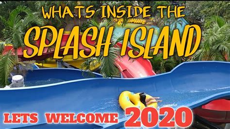 Splash Island Slides Whats Inside The Splash Island Youtube