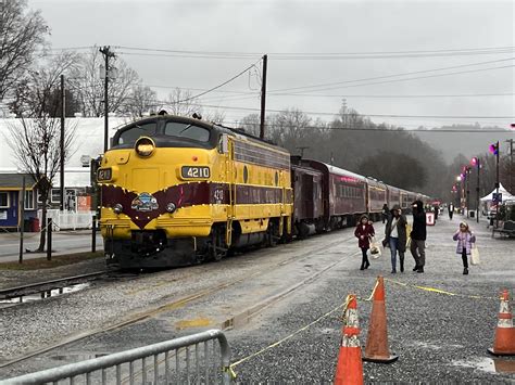 Polar Express Train Great Smoky Mountains Railroad In Bryson City Nc