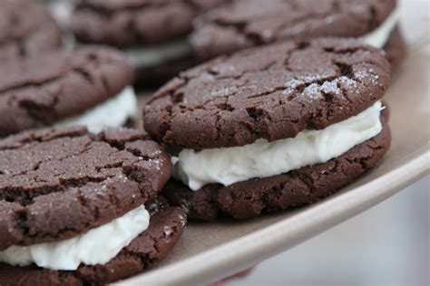 A Little Sugar On The Weekend Chocolate Sandwich Cookies With Cream