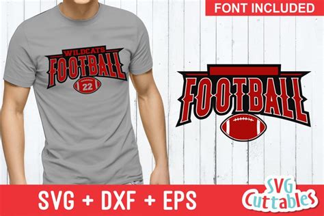 Football Svg Football Template 0036 Shirt Design
