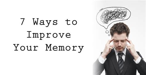 7 Easy Techniques For You To Have A Good Memory Memories Best