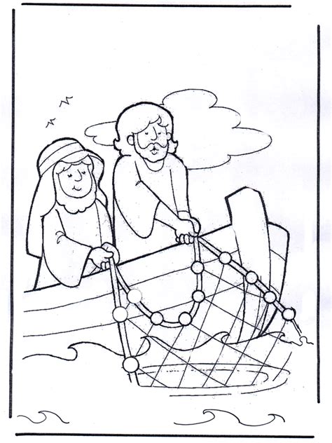 Slipper Pink Jesus And The Fishermen Coloring Pages Free Printable