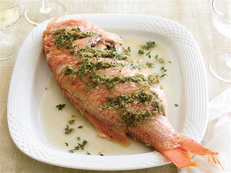 Diabetic exchanges are calculated based on the american diabetes association exchange system. Steamed Whole Red Snapper Recipe - Grace Parisi | Food & Wine