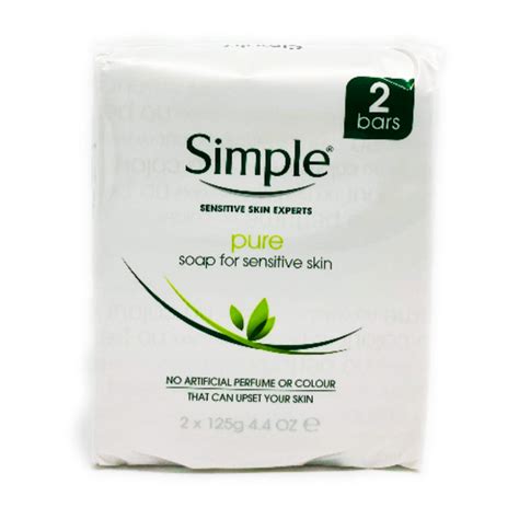 Simple Pure Soap For Sensitive Skin 2pk