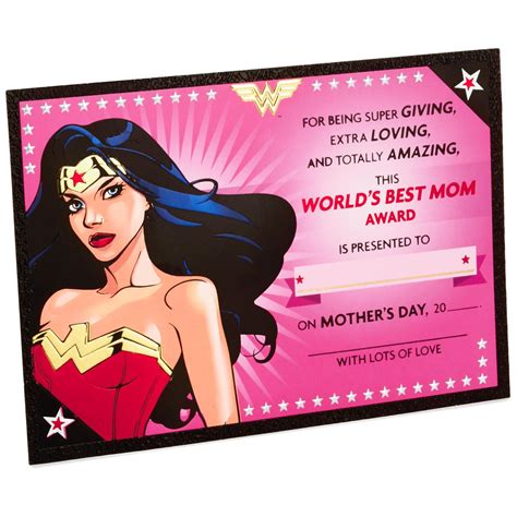 Wonder Woman Best Mom Mothers Day Card Greeting Cards Hallmark
