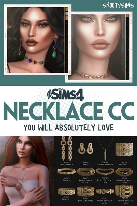 Sims 4 Necklace Cc You Will Absolutely Love Sims 4 Sims Ancient