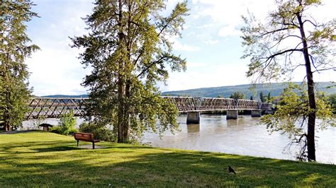 The Old Fraser River Bridge Quesnel Bc British Columbia Heritage