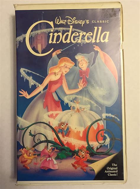 Walt Disney Classic Cinderella Vhs Walt Disney Cinder