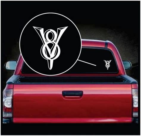 Ford Motor Company V8 Ford Decal Sticker Custom Made In The Usa