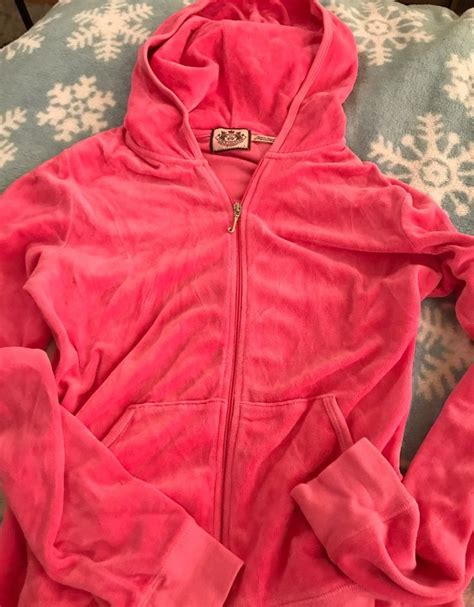 pink velour juicy hoodie on mercari jackets hoodies hooded jacket