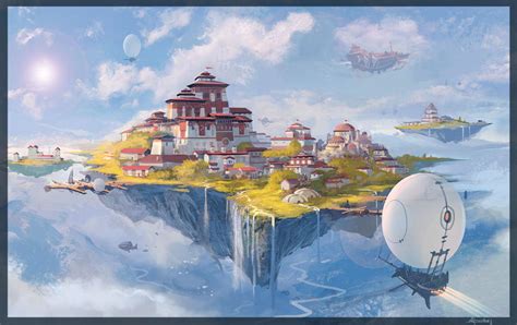Flying Castle By Armandeo64 On Deviantart