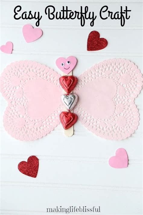 Easy Doily Crafts For Kids Making Life Blissful Valentines For Kids