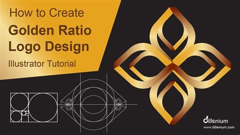 How To Design A Logo With Golden Ratio Illustrator Tutorial Illustrator Tutorials Golden