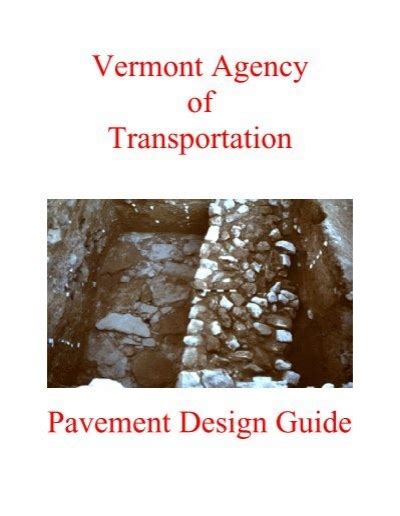 Vtrans Pavement Design Guide Vermont Aot Program